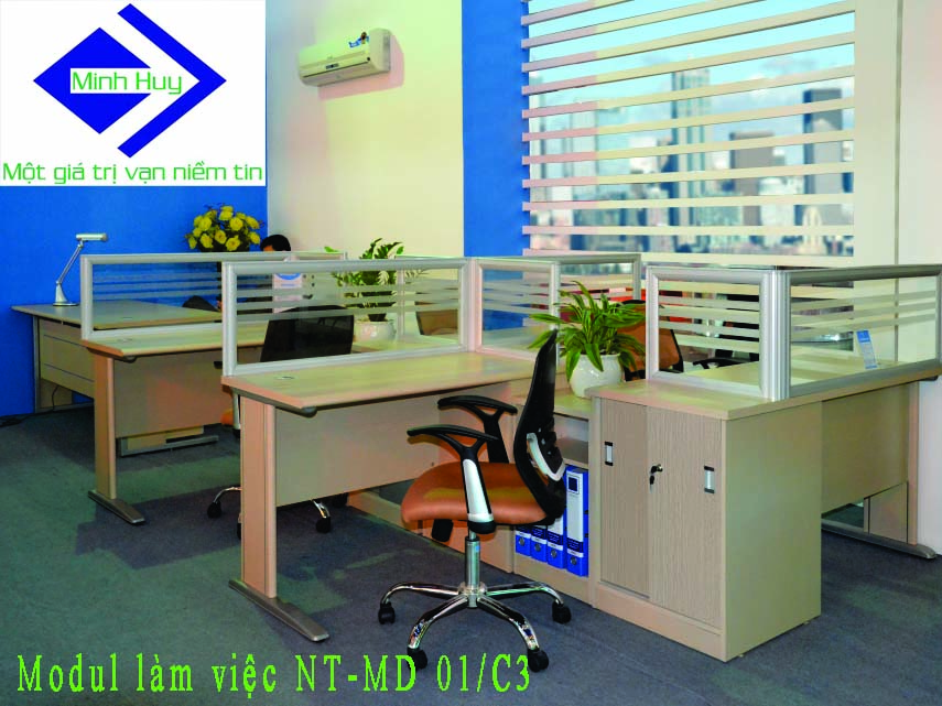 Modul bàn làm việc Hòa Phát NTMD01C3A